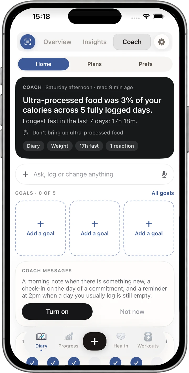 NutraSafe AI Coach summary